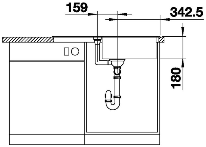 Granitový drez Blanco FAVUM XL 6 S aluminium
