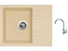 Set Sinks LINEA 600 N Sahara + batéria Sinks MIX 35 chróm Set Sinks LINEA 600 N Sahara + batéria Sinks MIX 35 chróm