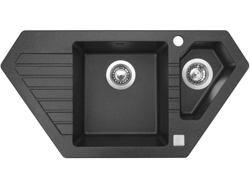 Set Sinks BRAVO 850.1 Granblack + batéria Sinks MIX 35 PROF S chróm