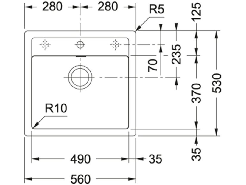 Tectonitový dřez Franke SID 610 Béžová