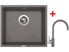 Set Sinks Frame 457 Truffle + Vitalia GR Set Sinks Frame 457 Truffle + Vitalia GR
