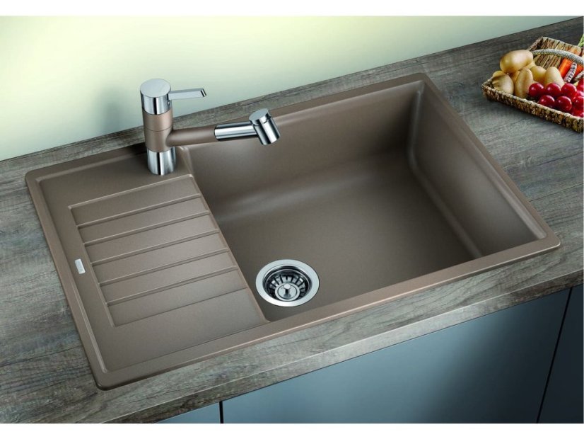 Granitový drez Blanco ZIA XL 6 S Compact biela soft