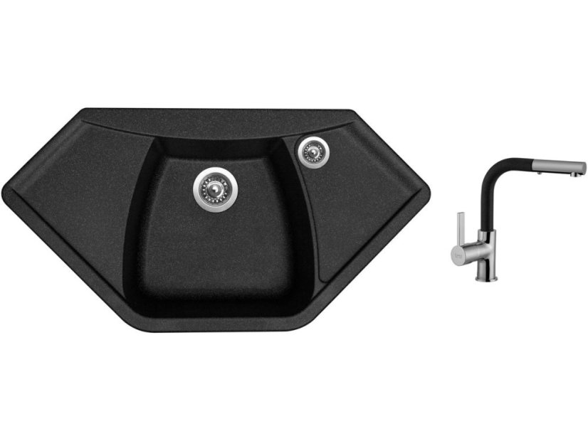 Set Sinks NAIKY 980 Granblack + batéria Sinks ENIGMA S Grandblack