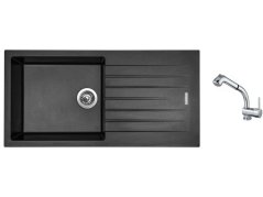 Set Sinks PERFECTO 1000 Metalblack + batéria Sinks MIX 3 S Chróm Set Sinks PERFECTO 1000 Metalblack + batéria Sinks MIX 3 S Chróm