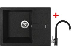 Sinks AMANDA 650 Granblack + Vitalia GR Sinks AMANDA 650 Granblack + Vitalia GR