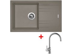 Set Set Sinks Linea 780 Truffle + Vitalia Set Set Sinks Linea 780 Truffle + Vitalia