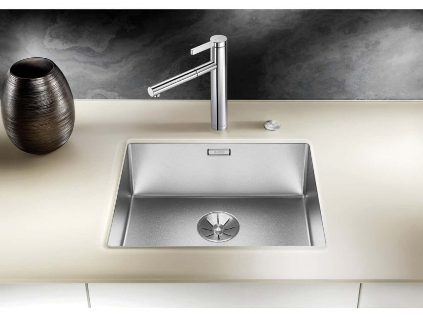 Nerezový dřez Blanco CLARON 500-U InFino Nerez durinox bez táhla