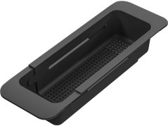 Sinks cedník teleskopický - plast černý