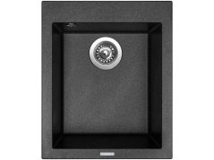 Set Sinks CUBE 410 Metalblack + Mix 3 P GR