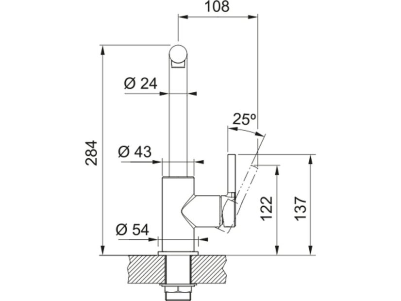 Kuchyňská batéria Franke FS 3230.071 LINA SMART Onyx - 3