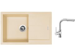 Set Sinks AMANDA 780 Sahara + baterie Sinks ENIGMA S chrom