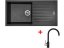 Set Sinks Perfecto 1000 Metalblack + Vitalia Metalblack - 1