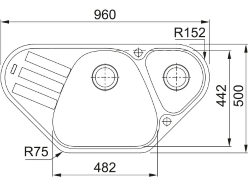 Franke AZG 661-E Onyx