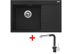 Set Sinks RIM 780 L Metalblack + Mix 3 P GR Set Sinks RIM 780 L Metalblack + Mix 3 P GR