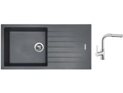 Set Sinks PERFECTO 1000 Titanium + baterie Sinks ENIGMA S chrom Set Sinks PERFECTO 1000 Titanium + baterie Sinks ENIGMA S chrom