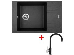 Set Sinks VARIO 780 Granblack + Vitalia GR Set Sinks VARIO 780 Granblack + Vitalia GR