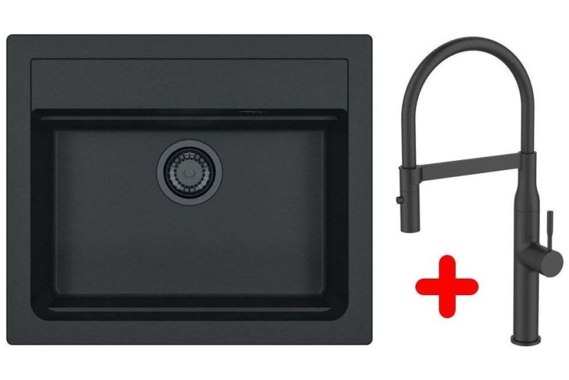 Set Alveus Atrox 30 Čierna matná Black edition + Mirage čierna