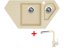 Sinks BRAVO 850.1 Sahara + Mix 3 P GR - 1
