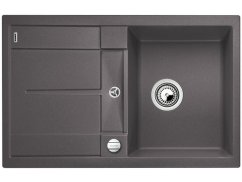 Granitový dřez Blanco METRA 45 S F Silgranit šedá skála oboustranné provedení s excentrem Granitový dřez Blanco METRA 45 S F Silgranit šedá skála oboustranné provedení s excentrem