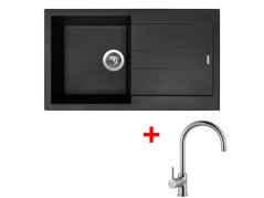 Set Sinks Amanda 860 Pureblack + Vitalia Set Sinks Amanda 860 Pureblack + Vitalia