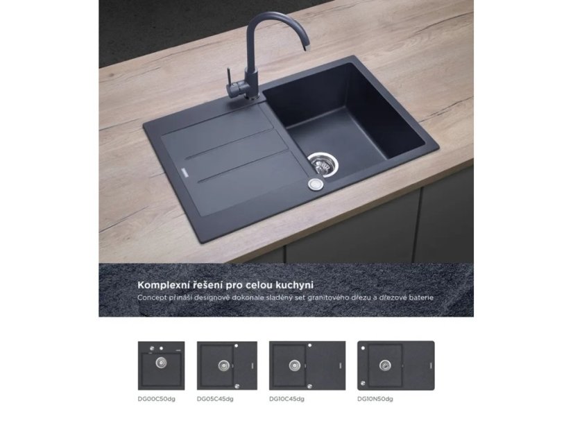 Drezová batéria Concept BDG3334dg Tmavosivá - 3