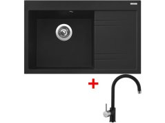 Set Sinks RIM 780 L Metalblack + Vitalia GR Set Sinks RIM 780 L Metalblack + Vitalia GR