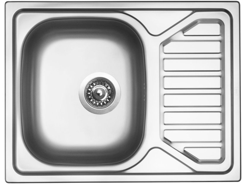 Nerezový dřez Sinks OKIO 650 V 0,6mm matný