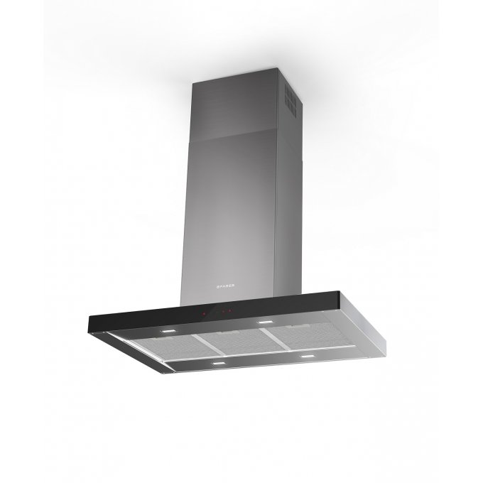 Ostrůvková digestoř Faber STILO GLASS SMART ISOLA X/BK A90