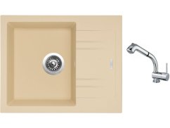 Set Sinks LINEA 600 N Sahara + batéria Sinks MIX 3 S Chróm Set Sinks LINEA 600 N Sahara + batéria Sinks MIX 3 S Chróm