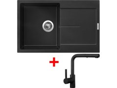 Sinks ULTIMA 790 Pureblack + ENIGMA S čierná matná Sinks ULTIMA 790 Pureblack + ENIGMA S čierná matná
