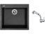 Set Sinks CUBE 560 Granblack + batéria Sinks MIX 3 S Chróm