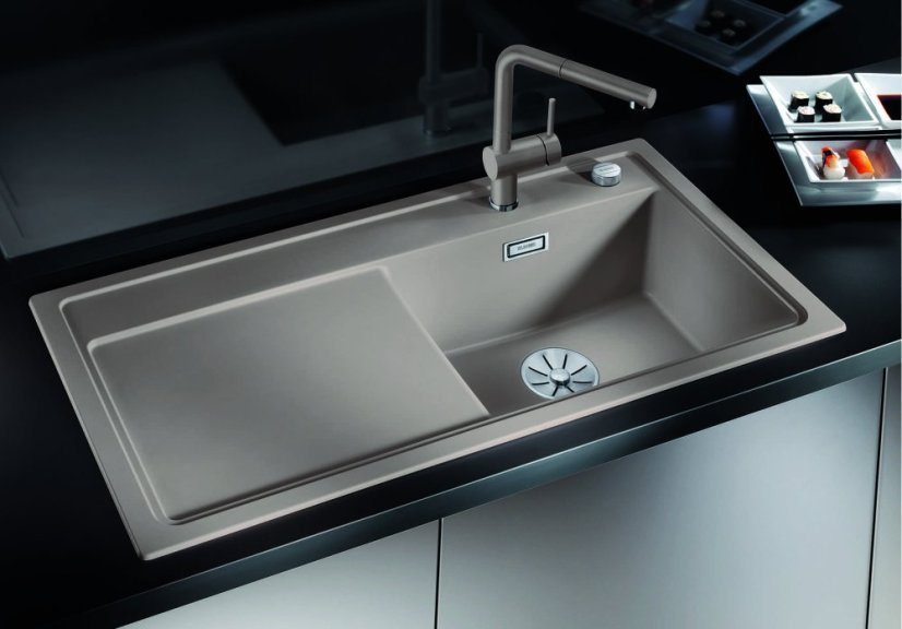 Granitový drez Blanco ZENAR XL 6 S Biela soft, ľavý