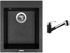 Set Sinks CUBE 410 Granblack + baterie Sinks LEGENDA S Granblack Set Sinks CUBE 410 Granblack + baterie Sinks LEGENDA S Granblack