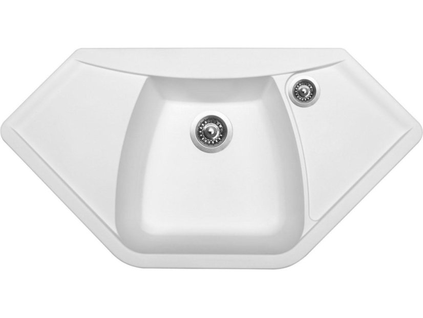 Set Sinks NAIKY 980 Milk + batéria Sinks MIX 35 P chróm