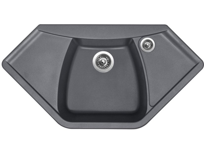 Set Sinks NAIKY 980 Titanium + batéria Sinks SLIM S2 kartáčovaná