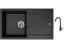 Set Sinks AMANDA 860 Metalblack + batéria Sinks MIX 35 Metalblack