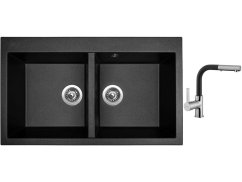 Set Sinks AMANDA 860 DUO Metalblack + batéria Sinks ENIGMA S Metalblack Set Sinks AMANDA 860 DUO Metalblack + batéria Sinks ENIGMA S Metalblack
