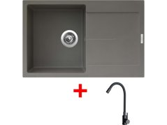 Sinks ULTIMA 790 Truffle + ELASTA čierná matná Sinks ULTIMA 790 Truffle + ELASTA čierná matná