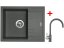 Sinks LINEA 600 Titanium + Vitalia GR