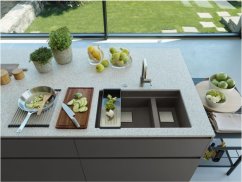 Granitový dřez Franke KNG 120/2 Šedá břidlice - 2