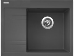 Sinks RIM 650 P Titanium + Vitalia čierná matná