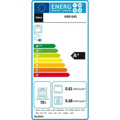 Vstavaná rúra Teka HSB 645 S - 2 Vstavaná rúra Teka HSB 645 S - 2