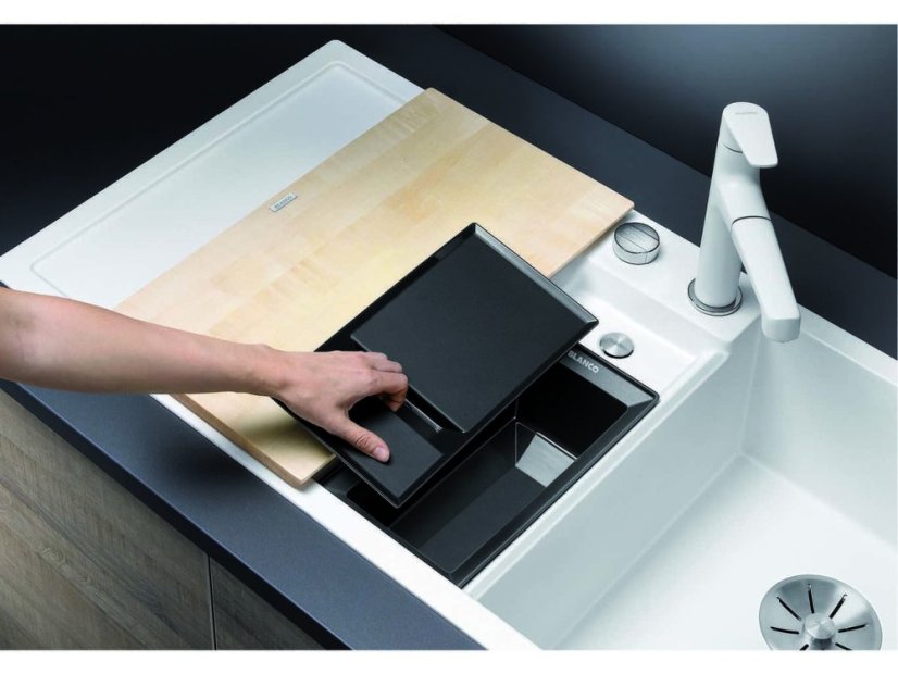 Granitový dřez Blanco COLLECTIS 6 S Šedá vulkán