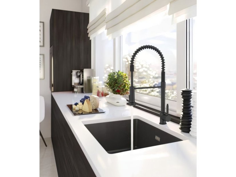 Dřezová baterie Alveus Urban-S Black matt