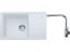 Set Franke BSG 611-62 Bílá-led + Franke FN 0143 Chrom