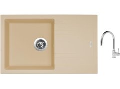 Set Sinks LINEA 780 N Sahara + batéria Sinks MIX 35 P chróm Set Sinks LINEA 780 N Sahara + batéria Sinks MIX 35 P chróm