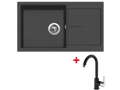 Set Sinks Infinity 860 Nanoblack+MIX 35 Nanoblack Set Sinks Infinity 860 Nanoblack+MIX 35 Nanoblack