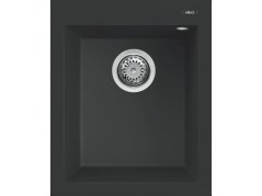 Granitový drez Elleci Quadra 100 Full Black G40 Granitový drez Elleci Quadra 100 Full Black G40