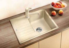 Granitový drez Blanco ZIA 40 S biela soft