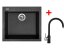 Set Sinks CUBE 560 Granblack + Vitalia GR - 1